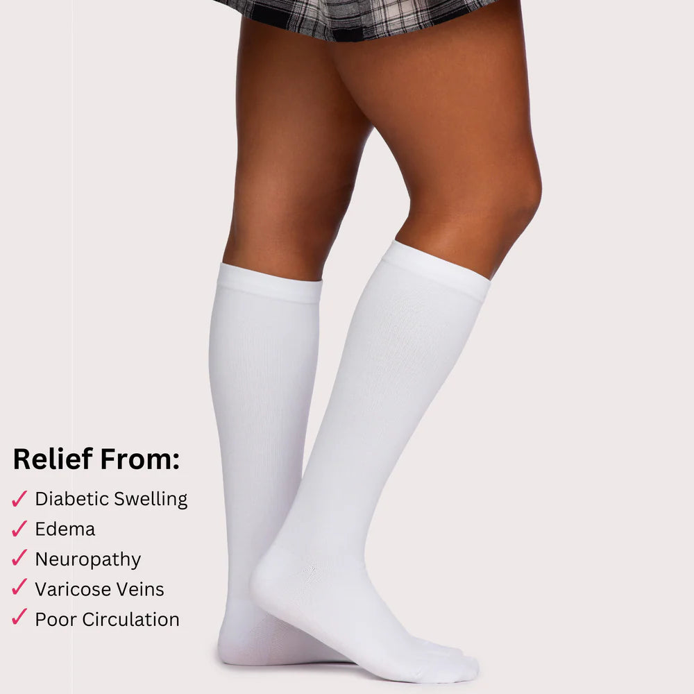 FlexSock™ Brede Compressiesokken Voor Pijnverlichting