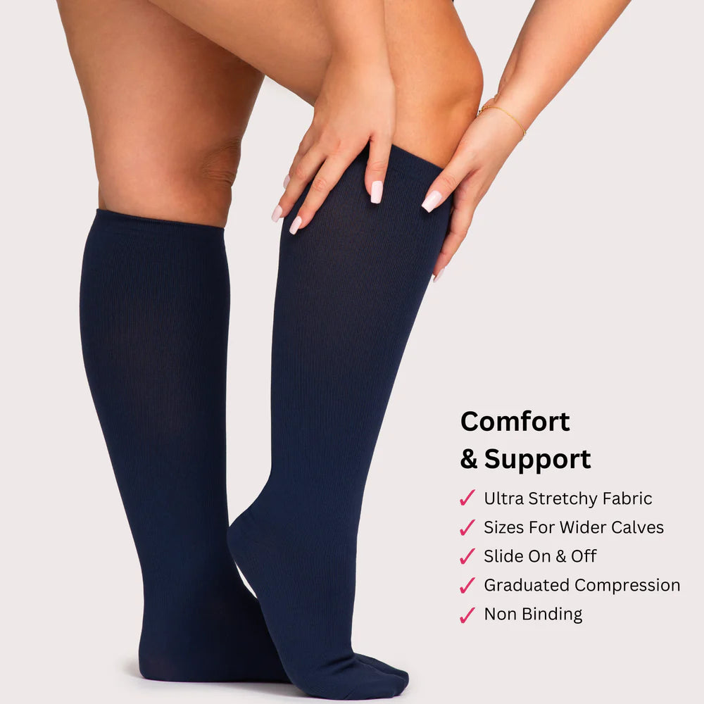 FlexSock™ Brede Compressiesokken Voor Pijnverlichting